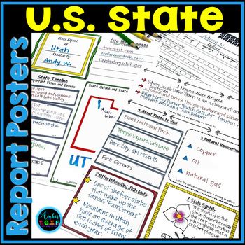 state report poster template